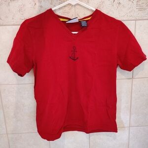 Liz Claiborne anchor shirt